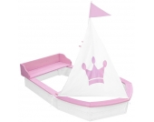Sun Sandkasten Boot Princess (Wei�-Rosa) [Kinderspielzeug]